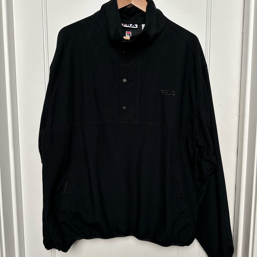 Black Fila jacket